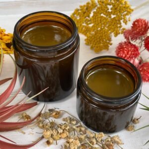 Home arnica comfrey and cayenne salve muscle joint st john's wort oil all natural herbal salve botanical skin ointment